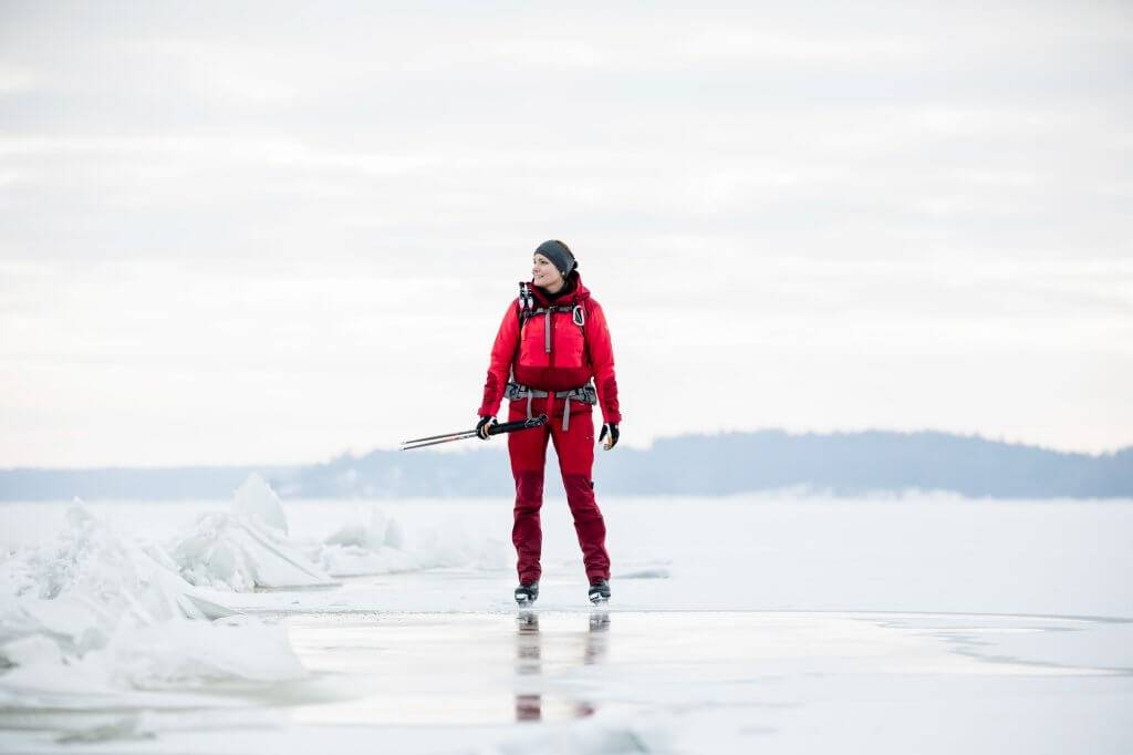 Nordic Skating Ice Lake River Another Escape Jody Daunton