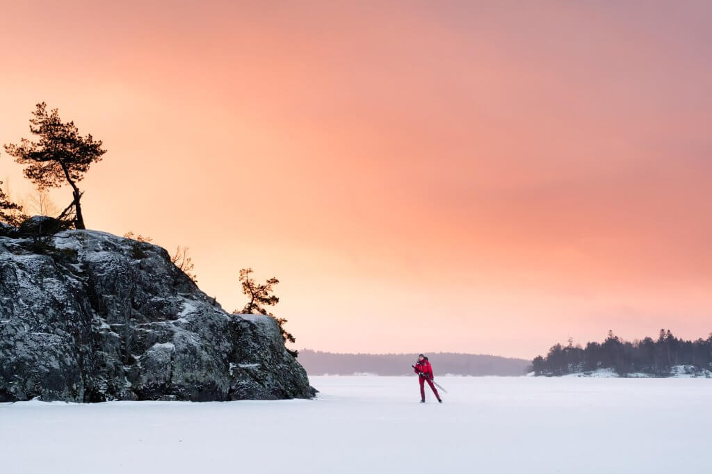 Nordic Skating photograph by Jody Daunton in Another Escape magazine