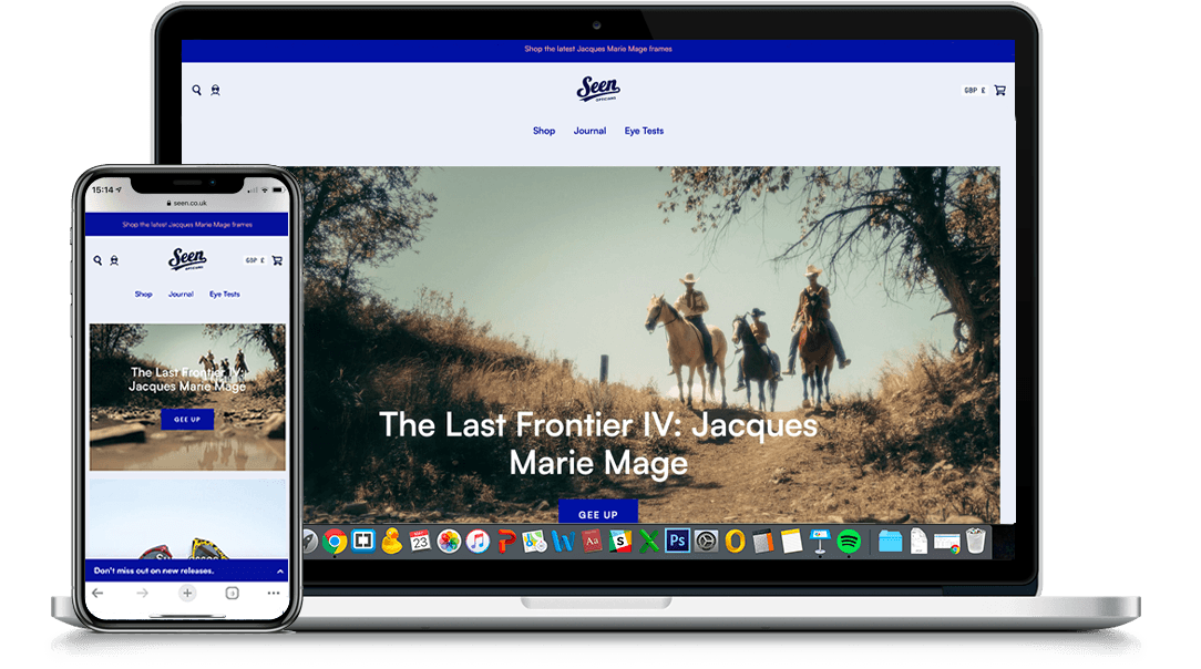 Seen Opticians shopify growth