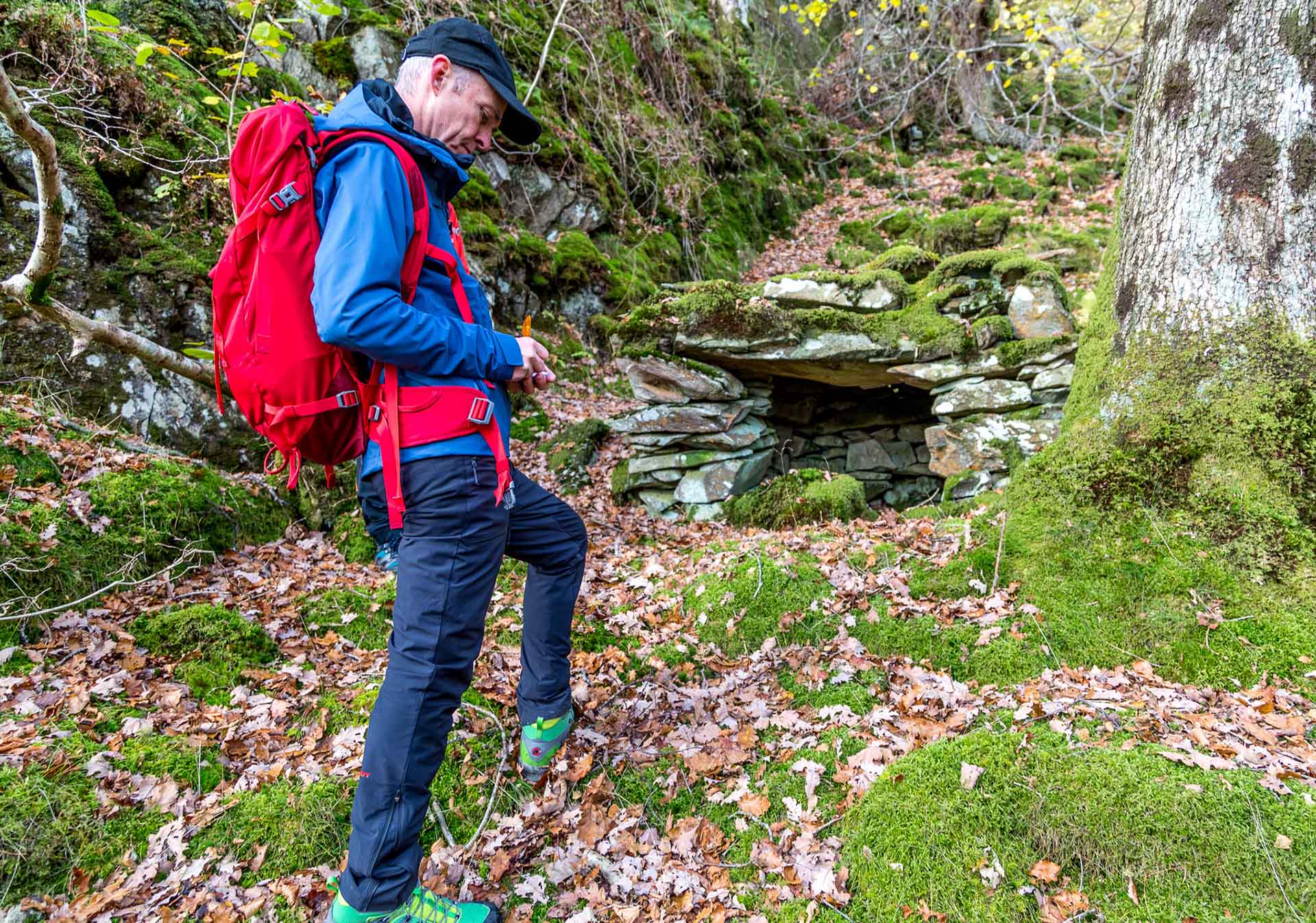 Andrew McCloy looks for Lanty Slee's Smuggler Routes