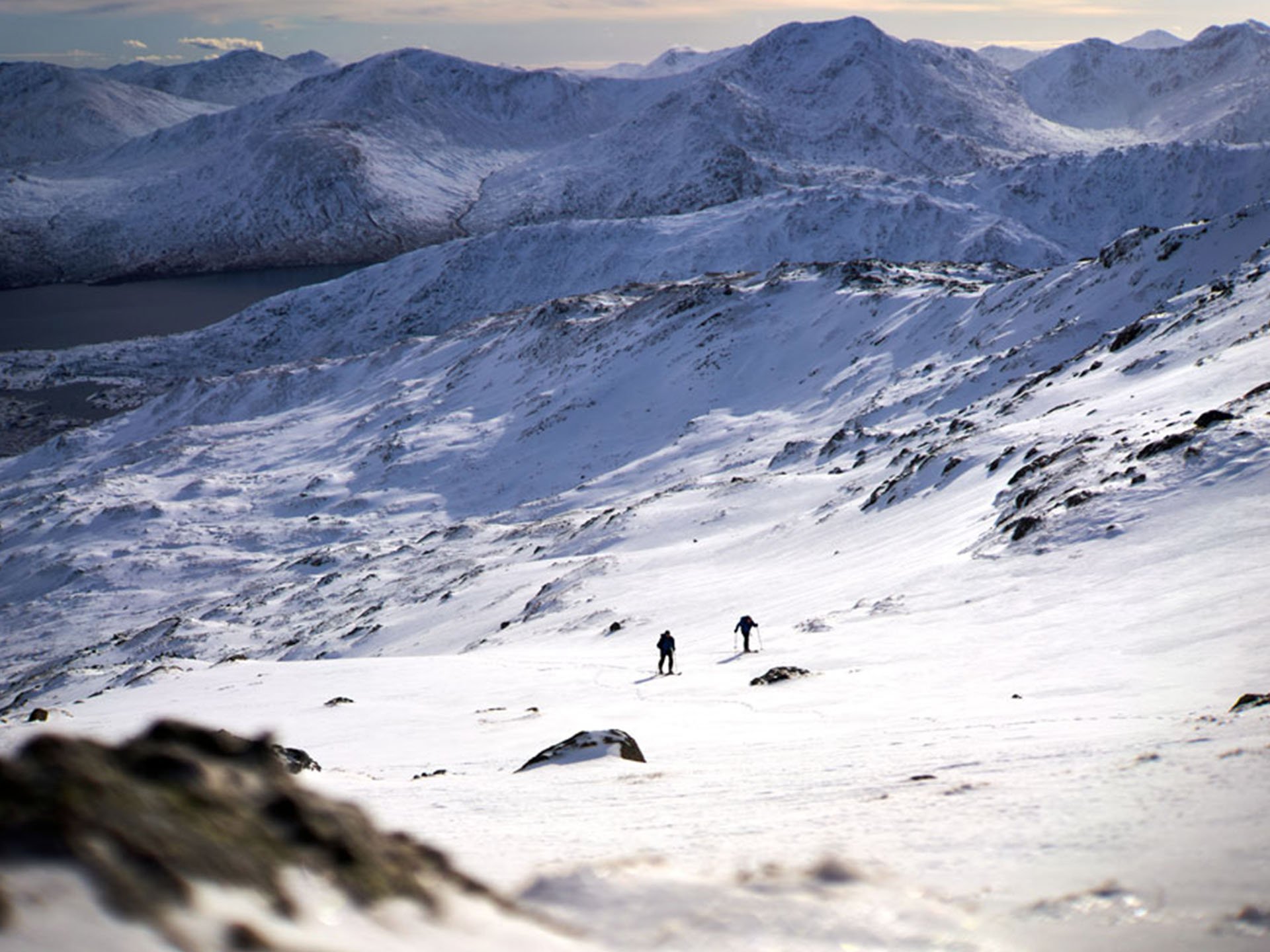 Skiing inScotland with Mammut